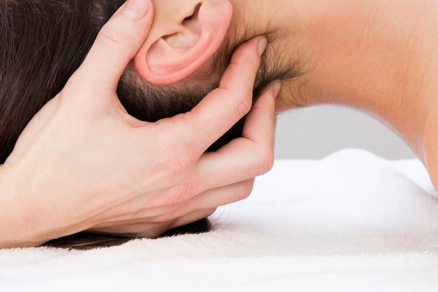 Traditional Chinese Ear Cleaning at home.