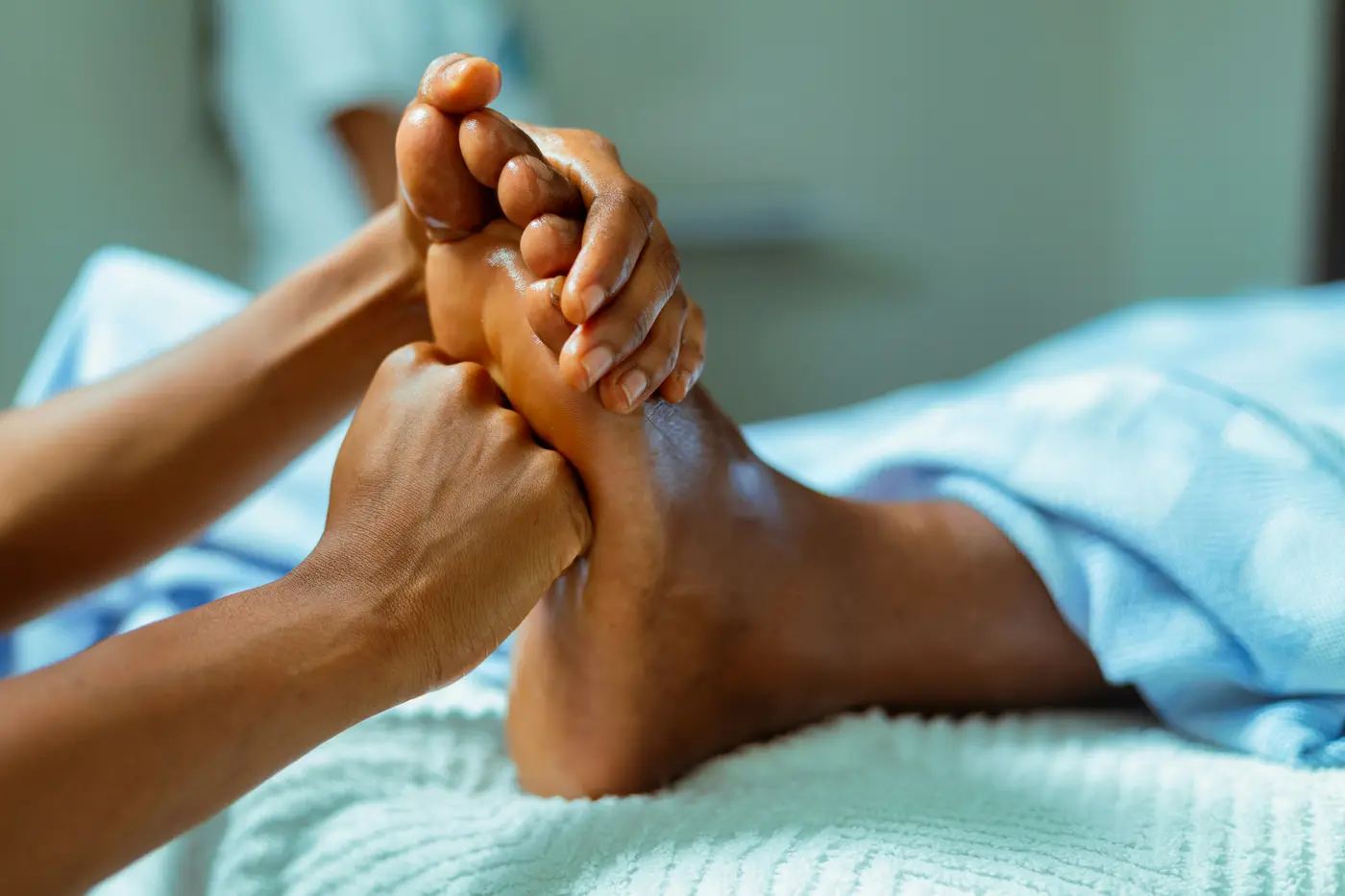 Foot Massage at home.