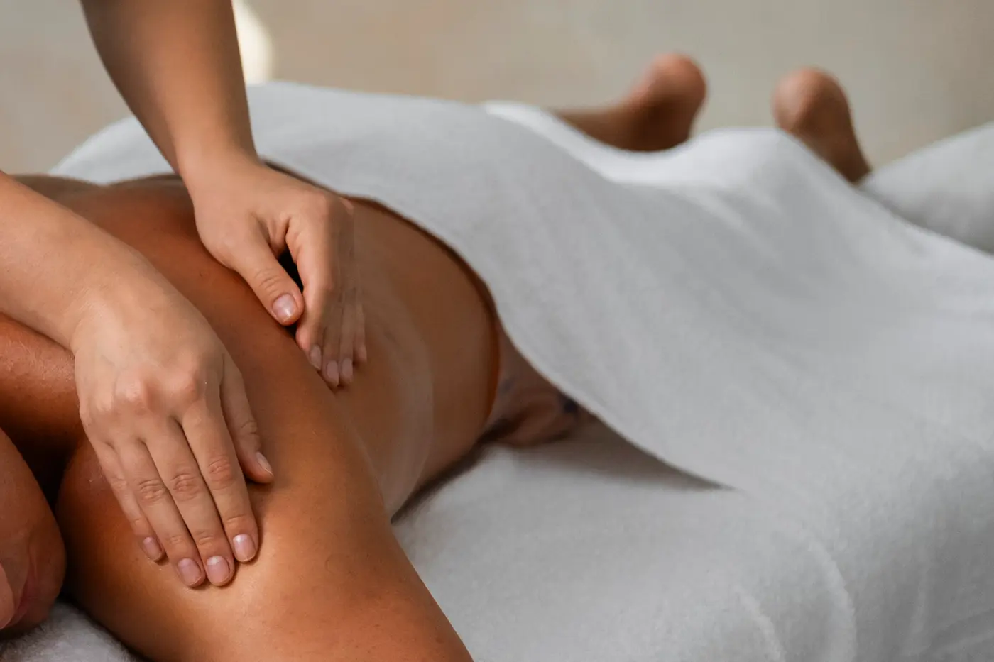 Back Massage at home.
